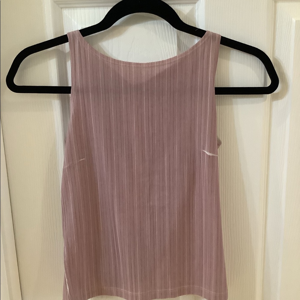 UNIQUE TROSMAN DESIGNER OLD ROSE STRIPE TOP
